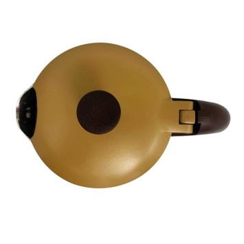 Cafetière italienne moutarde / marron 3 tasses TOUS FEUX ANG3IND1304 - ANGELINA MADE IN ITALY