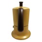 Cafetière italienne moutarde / marron 3 tasses TOUS FEUX ANG3IND1304 - ANGELINA MADE IN ITALY