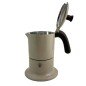 Cafetiere sable / marron 3 tasses ANG3IND1104 - ANGELINA MADE IN ITALY