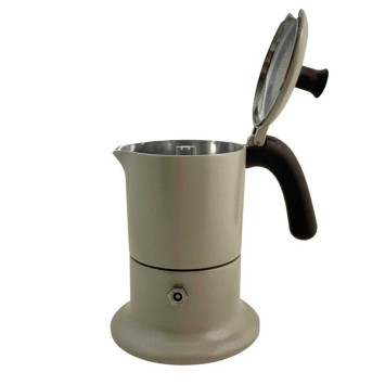 Cafetière italienne sable / marron 3 tasses TOUS FEUX ANG3IND1104 - ANGELINA MADE IN ITALY