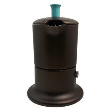 Cafetière italienne bronze / tiffany 3 tasses TOUS FEUX ANG3IND0701 - ANGELINA MADE IN ITALY