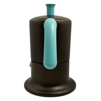 Cafetière italienne bronze / tiffany 3 tasses TOUS FEUX ANG3IND0701 - ANGELINA MADE IN ITALY