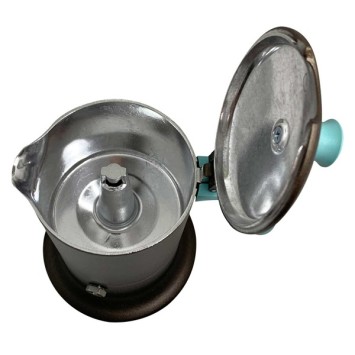 Cafetière italienne bronze / tiffany 3 tasses TOUS FEUX ANG3IND0701 - ANGELINA MADE IN ITALY