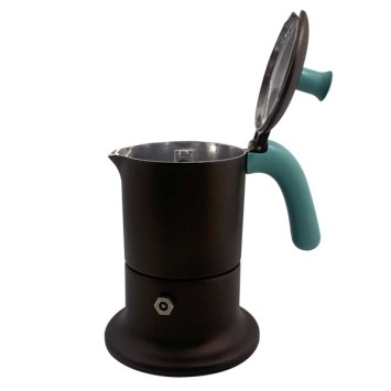 Cafetière italienne bronze / tiffany 3 tasses TOUS FEUX ANG3IND0701 - ANGELINA MADE IN ITALY