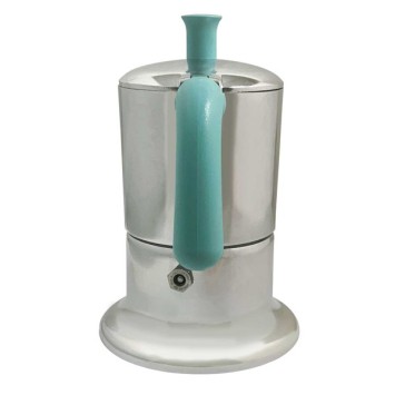 Cafetière italienne aluminium / tiffany 3 tasses TOUS FEUX ANG3IND0001 - ANGELINA MADE IN ITALY