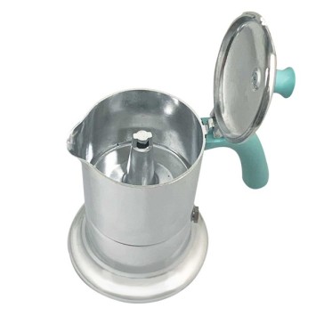Cafetière italienne aluminium / tiffany 3 tasses TOUS FEUX ANG3IND0001 - ANGELINA MADE IN ITALY