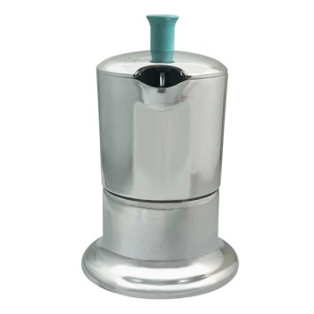 Cafetière italienne aluminium / tiffany 3 tasses TOUS FEUX ANG3IND0001 - ANGELINA MADE IN ITALY