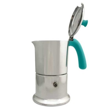 Cafetière italienne Aluminium / Tiffany 6 tasses TOUS FEUX ANG6IND0001 - ANGELINA MADE IN ITALY