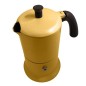 Cafetière italienne moutarde / marron 6 tasses TOUS FEUX ANG6IND1304 - ANGELINA MADE IN ITALY