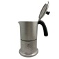 Cafetière italienne Vintage Alu / noir 6 tasses TOUS FEUX ANG6INDVIN03 - ANGELINA MADE IN ITALY