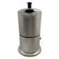 Cafetière italienne Vintage Alu / noir 6 tasses TOUS FEUX ANG6INDVIN03 - ANGELINA MADE IN ITALY
