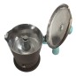 Cafetière italienne bronze / tiffany 6 tasses TOUS FEUX ANG6IND0701 - ANGELINA MADE IN ITALY