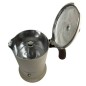 Cafetière italienne sable / marron 6 tasses TOUS FEUX ANG6IND1104 - ANGELINA MADE IN ITALY