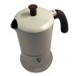Cafetière italienne sable / marron 6 tasses tous feux ANG6IND1104 - ANGELINA MADE IN ITALY