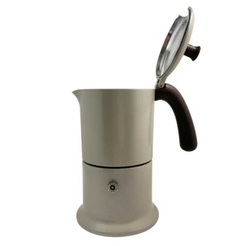 Cafetière italienne sable / marron 6 tasses TOUS FEUX ANG6IND1104 - ANGELINA MADE IN ITALY