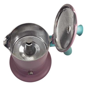 Cafetière italienne rose / tiffany 3 tasses TOUS FEUX ANG3IND0801 - ANGELINA MADE IN ITALY