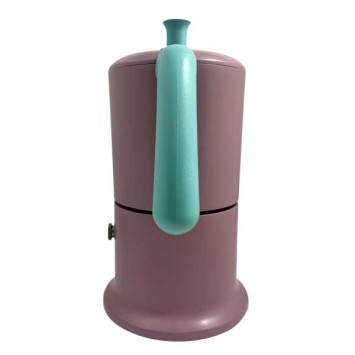 Cafetière italienne rose / tiffany 6 tasses TOUS FEUX ANG6IND0801 - ANGELINA