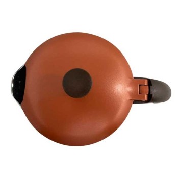 Cafetière italienne orange / marron 6 tasses TOUS FEUX ANG6IND1004 - ANGELINA MADE IN ITALY