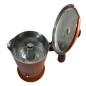 Cafetière italienne orange / marron 6 tasses tous feux ANG6IND1004 - ANGELINA MADE IN ITALY Cafetière italienne orange / marron 6 tasses tous feux ANG6IND1004 - ANGELINA MADE IN ITALY