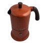Cafetière italienne orange / marron 6 tasses tous feux ANG6IND1004 - ANGELINA MADE IN ITALY Cafetière italienne orange / marron 6 tasses tous feux ANG6IND1004 - ANGELINA MADE IN ITALY