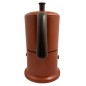 Cafetière italienne orange / marron 6 tasses tous feux ANG6IND1004 - ANGELINA MADE IN ITALY Cafetière italienne orange / marron 6 tasses tous feux ANG6IND1004 - ANGELINA MADE IN ITALY