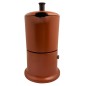Cafetière italienne orange / marron 6 tasses TOUS FEUX ANG6IND1004 - ANGELINA MADE IN ITALY