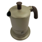 Cafetière italienne or / marron 3 tasses tous feux ANG3IND1504 - ANGELINA MADE IN ITALY