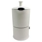 Cafetière italienne Moka classique Blanc / Blanc 3 tasses TOUS FEUX SAUF INDUCTION ANG30202 - ANGELINA MADE IN ITALY