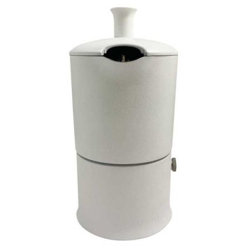 Cafetière italienne Moka classique Blanc / Blanc 3 tasses TOUS FEUX SAUF INDUCTION ANG30202 - ANGELINA MADE IN ITALY