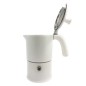 Cafetière italienne Moka classique Blanc / Blanc 3 tasses TOUS FEUX SAUF INDUCTION ANG30202 - ANGELINA MADE IN ITALY