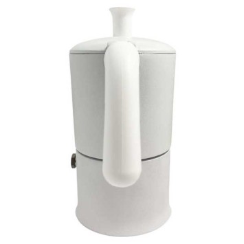 Cafetière italienne Moka classique Blanc / Blanc 3 tasses TOUS FEUX SAUF INDUCTION ANG30202 - ANGELINA MADE IN ITALY