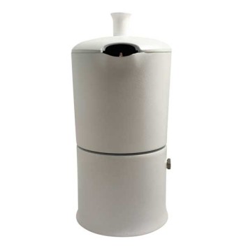 Cafetière Moka Blanche 6T GAZ ANG60202 - ANGELINA MADE IN ITALY