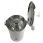 Cafetière italienne Blanche 6 tasses Gaz ANG60202 - ANGELINA MADE IN ITALY