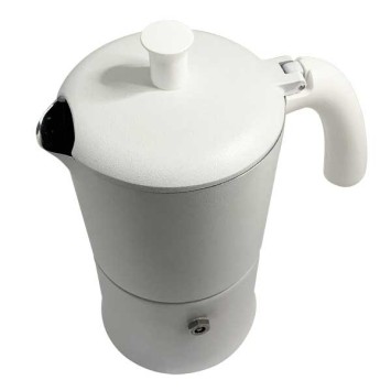 Cafetière italienne Moka classique Blanc / Blanc 6 tasses TOUS FEUX SAUF INDUCTION ANG60202 - ANGELINA MADE IN ITALY
