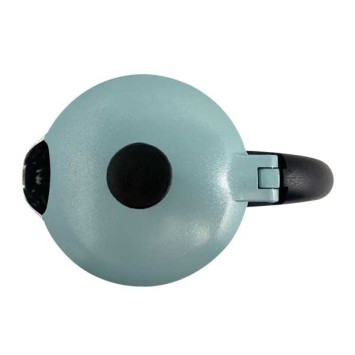 Cafetière italienne bleu clair / noir 3 tasses TOUS FEUX ANG3IND0903 - ANGELINA MADE IN ITALY