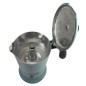 Cafetière italienne bleu clair / noir 6 tasses TOUS FEUX ANG6IND0903 - ANGELINA MADE IN ITALY