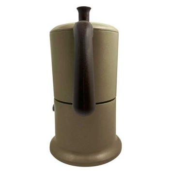 Cafetière italienne or / marron 6 tasses TOUS FEUX ANG6IND1504 - ANGELINA MADE IN ITALY