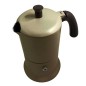 Cafetière italienne or / marron 6 tasses TOUS FEUX ANG6IND1504 - ANGELINA MADE IN ITALY