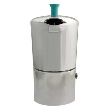 Cafetière italienne Moka classique Aluminium / Tiffany 6 tasses TOUS FEUX SAUF INDUCTION ANG60001 - ANGELINA MADE IN ITALY