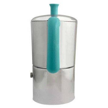 Cafetière italienne Moka classique Aluminium / Tiffany 6 tasses TOUS FEUX SAUF INDUCTION ANG60001 - ANGELINA MADE IN ITALY