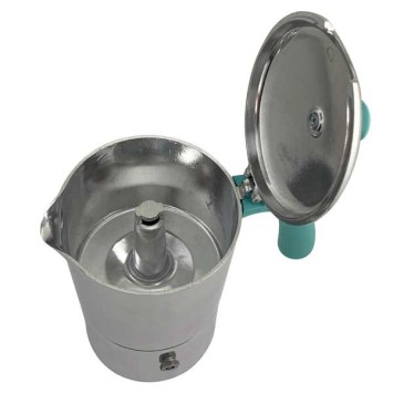 Cafetière italienne Moka classique Aluminium / Tiffany 6 tasses TOUS FEUX SAUF INDUCTION ANG60001 - ANGELINA MADE IN ITALY