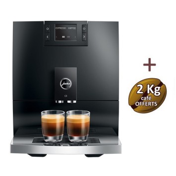 Machine à café C3 Piano Black (EA) 15599 - JURA + 2 Kg de café OFFERTS