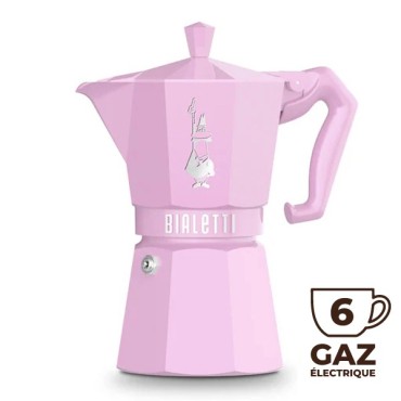 Cafetière italienne Moka Exclusive Rose 6 TASSES - BIALETTI