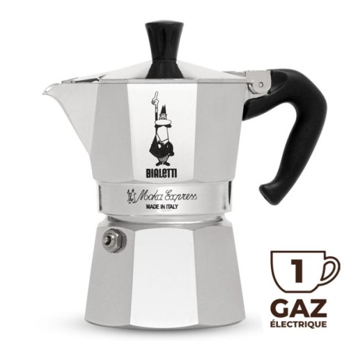 Italian coffee maker Moka Express 1 cup - Bialetti