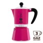 Bialetti Rainbow coffee maker 3 cups - Fuschia