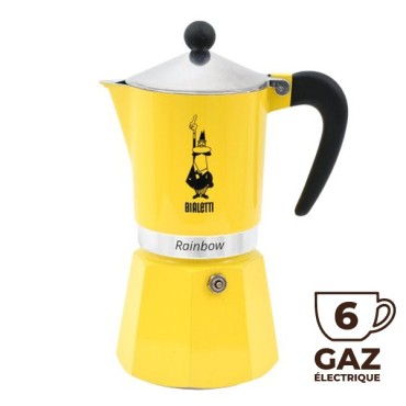 Cafetière RAINBOW Jaune 4983 / NP 6 tasses - BIALETTI