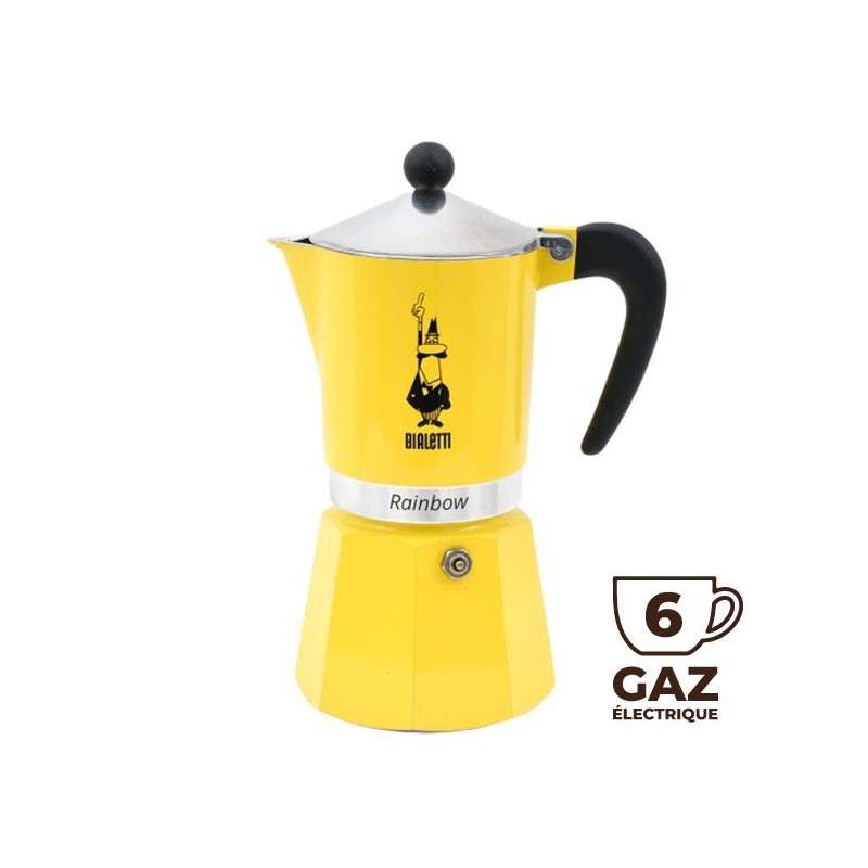 Cafetière RAINBOW Jaune 4983 / NP 6 tasses - BIALETTI