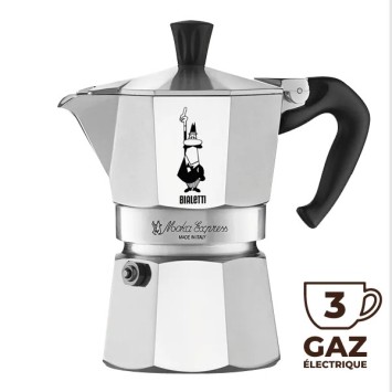 Italian coffee maker Moka Express Bialetti 3 cups