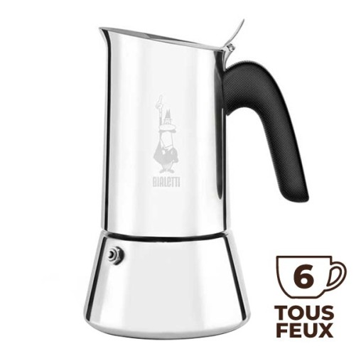 Bialetti coffee maker induction Venus stainless steel 6 cups