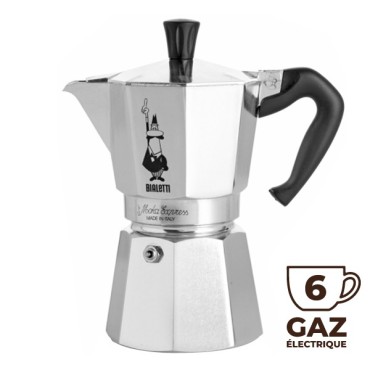 Caffettiera italiana Moka Express Bialetti 6 tazze